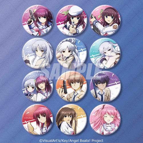 くじ引き堂 Angel Beats! Newtype D賞缶バッジ全12種セット