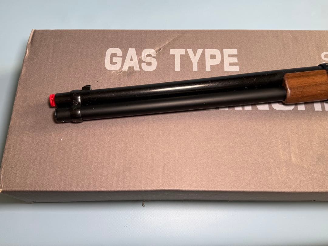 マルシン製ウインチェスターM1892 ブラックガスガン 木製ストック(旧モデル）