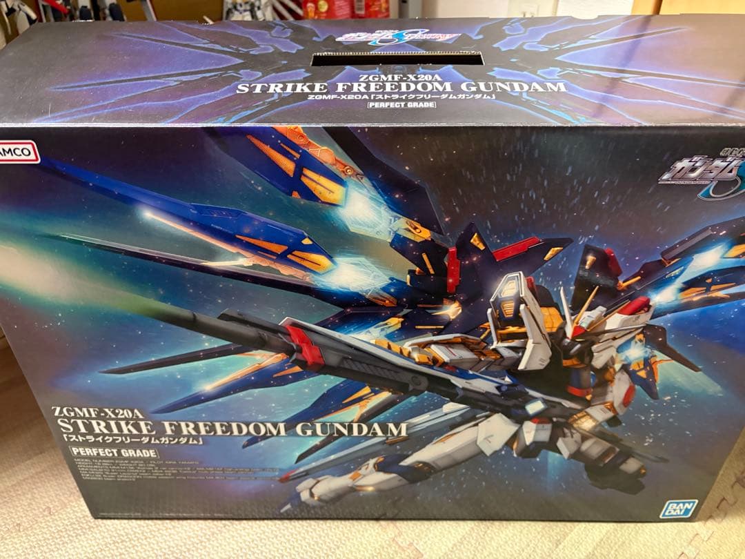 PGストライクフリーダム　一部組み立て