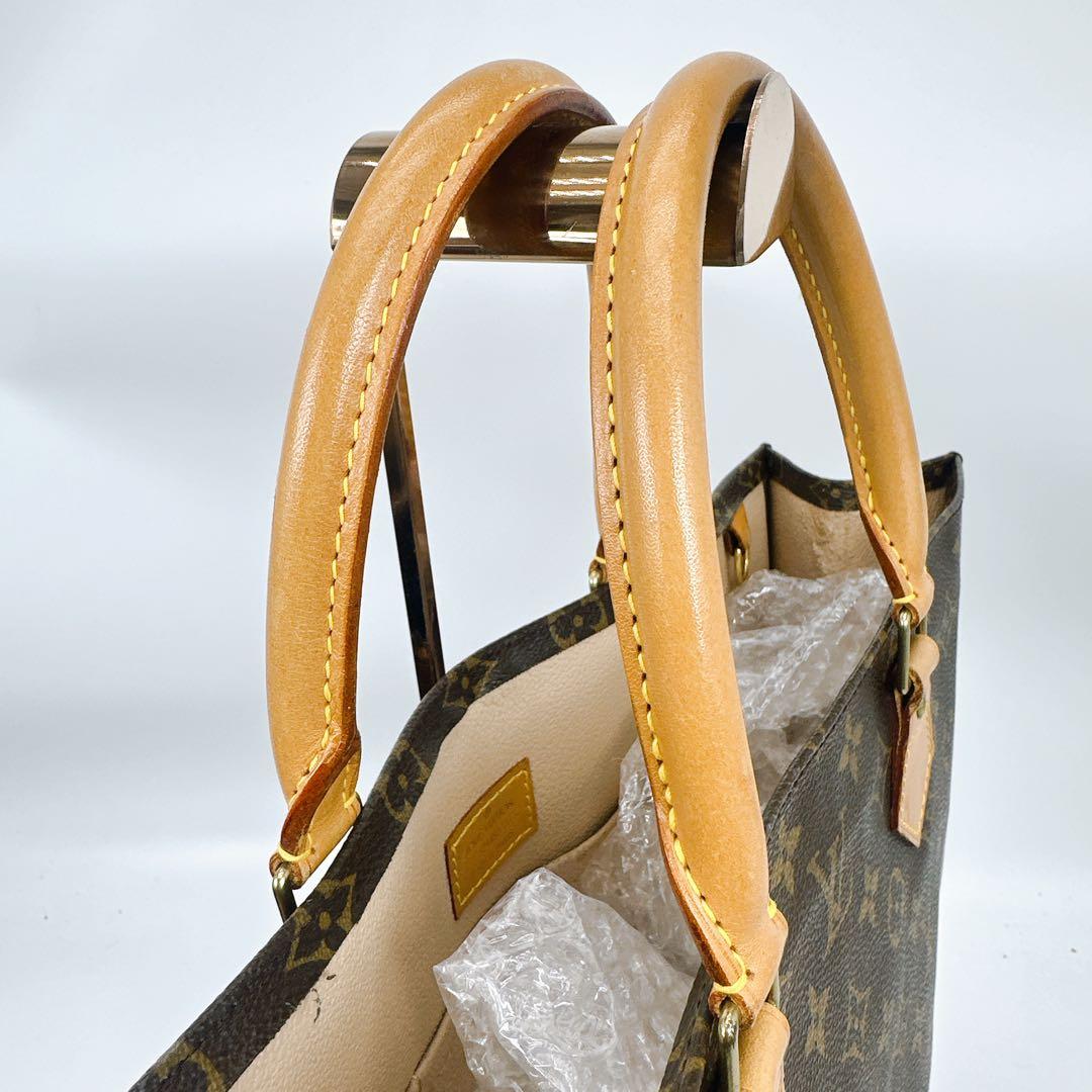 ルイヴィトン　モノグラム　新型　サックプラ　トートバッグ