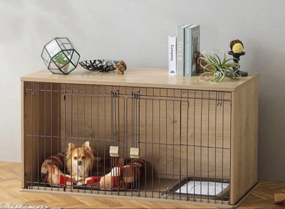 木製・金属製犬用ケージ NFPC1200 アイリスオーヤマ