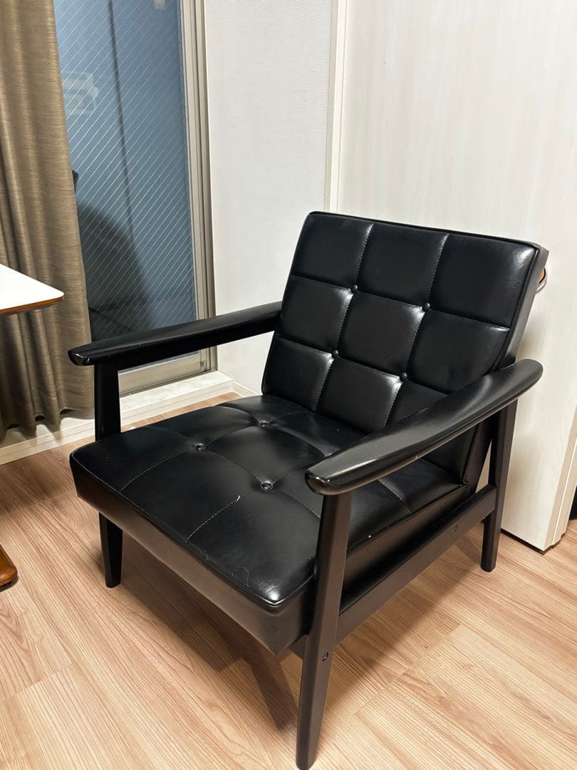 【美品】カリモク60 kチェア ブラックブラック