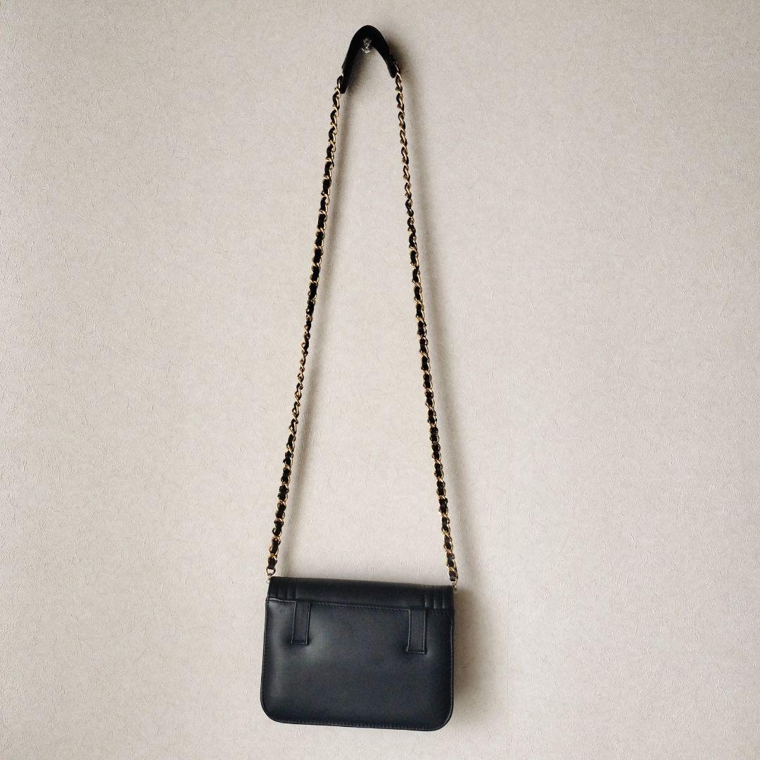 【中古】シャネル CHANEL チェーン107センチ ブーム再来黒 ヴィンテージ
