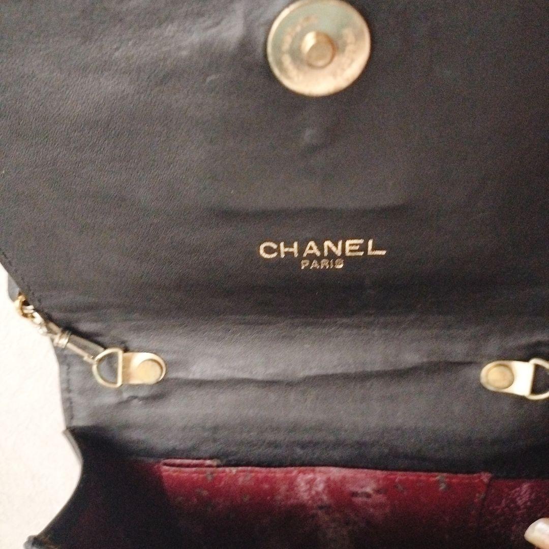 【中古】シャネル CHANEL チェーン107センチ ブーム再来黒 ヴィンテージ