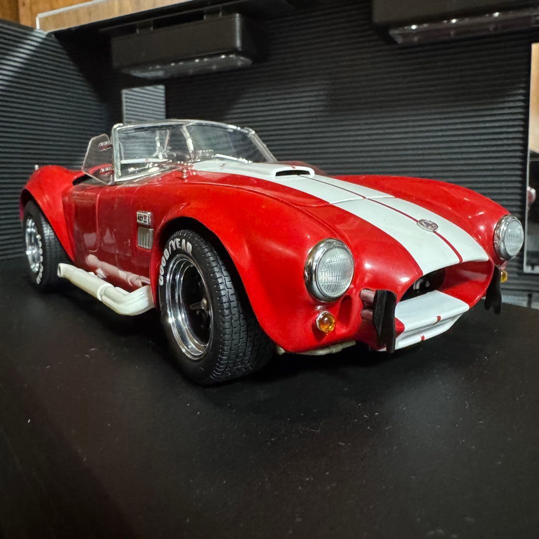 絶版未展示品 京商 1/18 シェルビー コブラ 427 S/C レーシング 赤