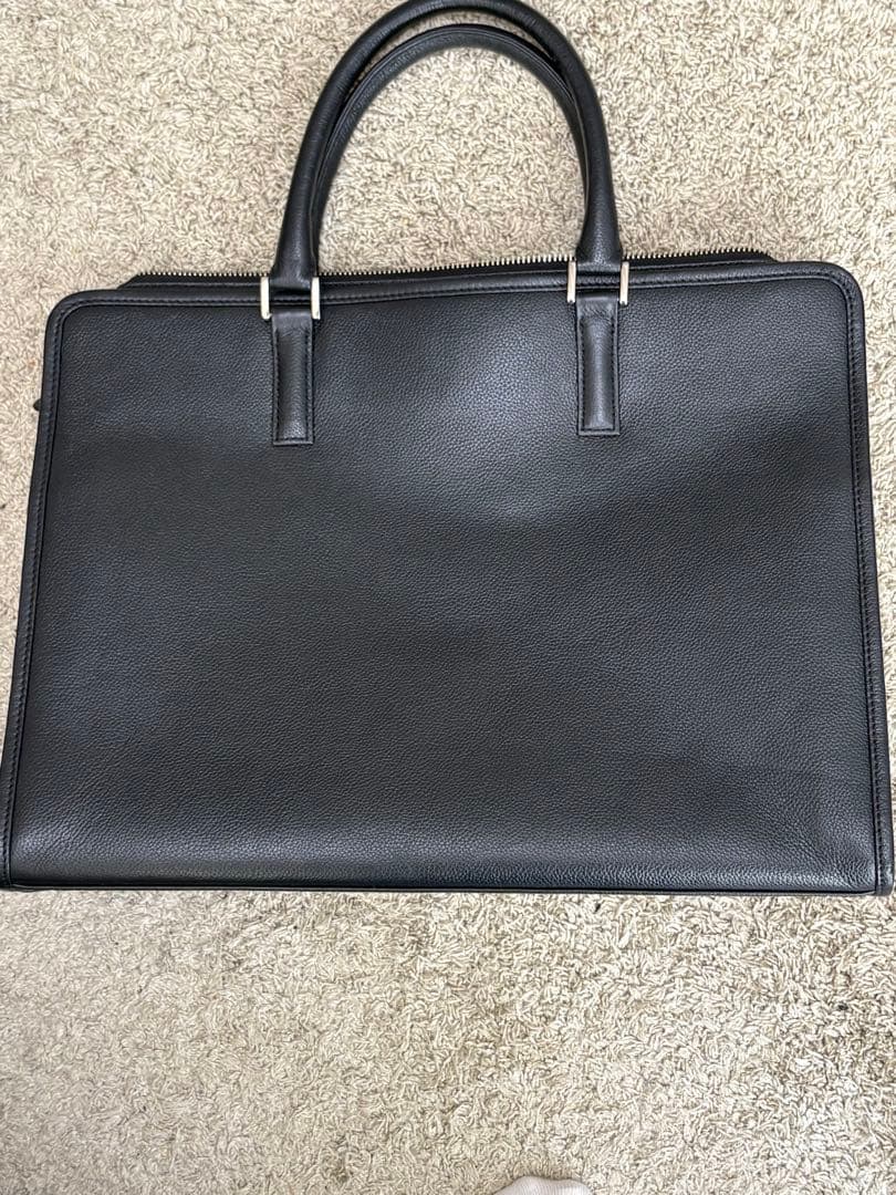ブラック ビジネスレザーファクトリー ショルダーストラップ付き