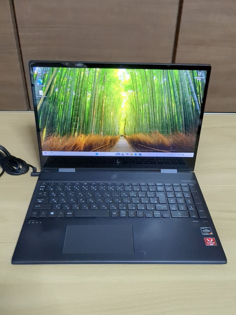 Windowsノート本体 HP ENVY x360 15-ds Ryzen 5 8GB ssd 256GB
