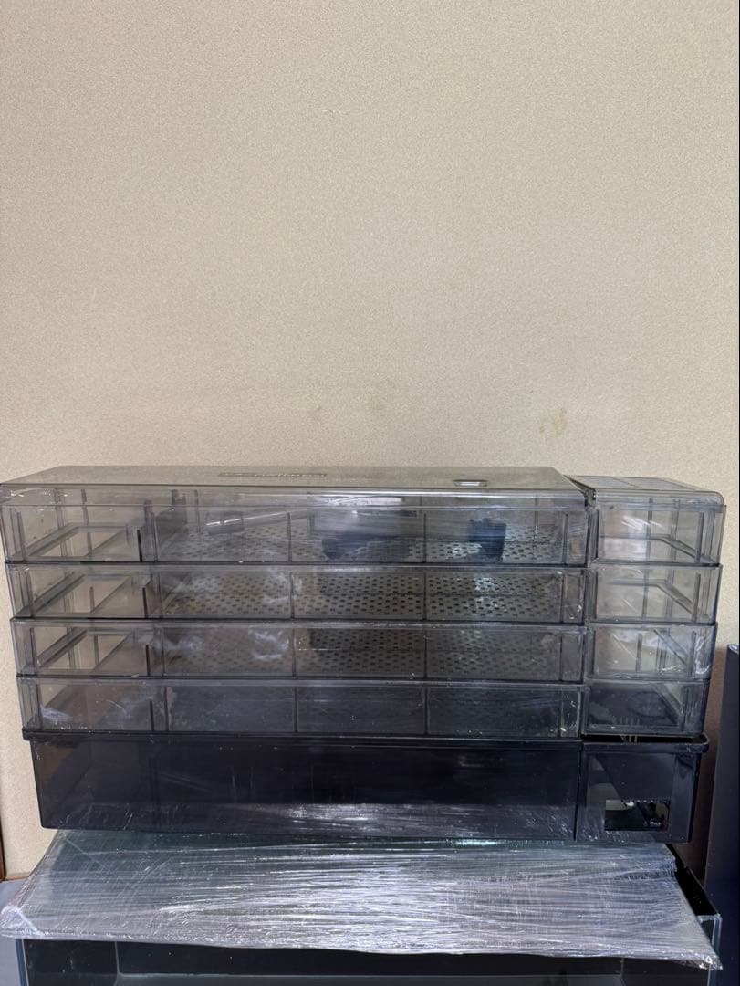 オーバーフロー水槽[60㎝]＋水槽台＋アクアリウム必需品多数 引取り限定 宮城県