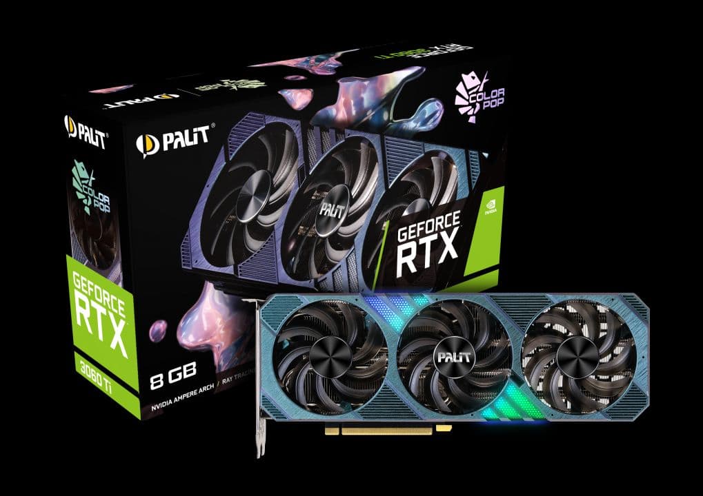 数量限定品　palit Rtx3060Ti　ColorPOP