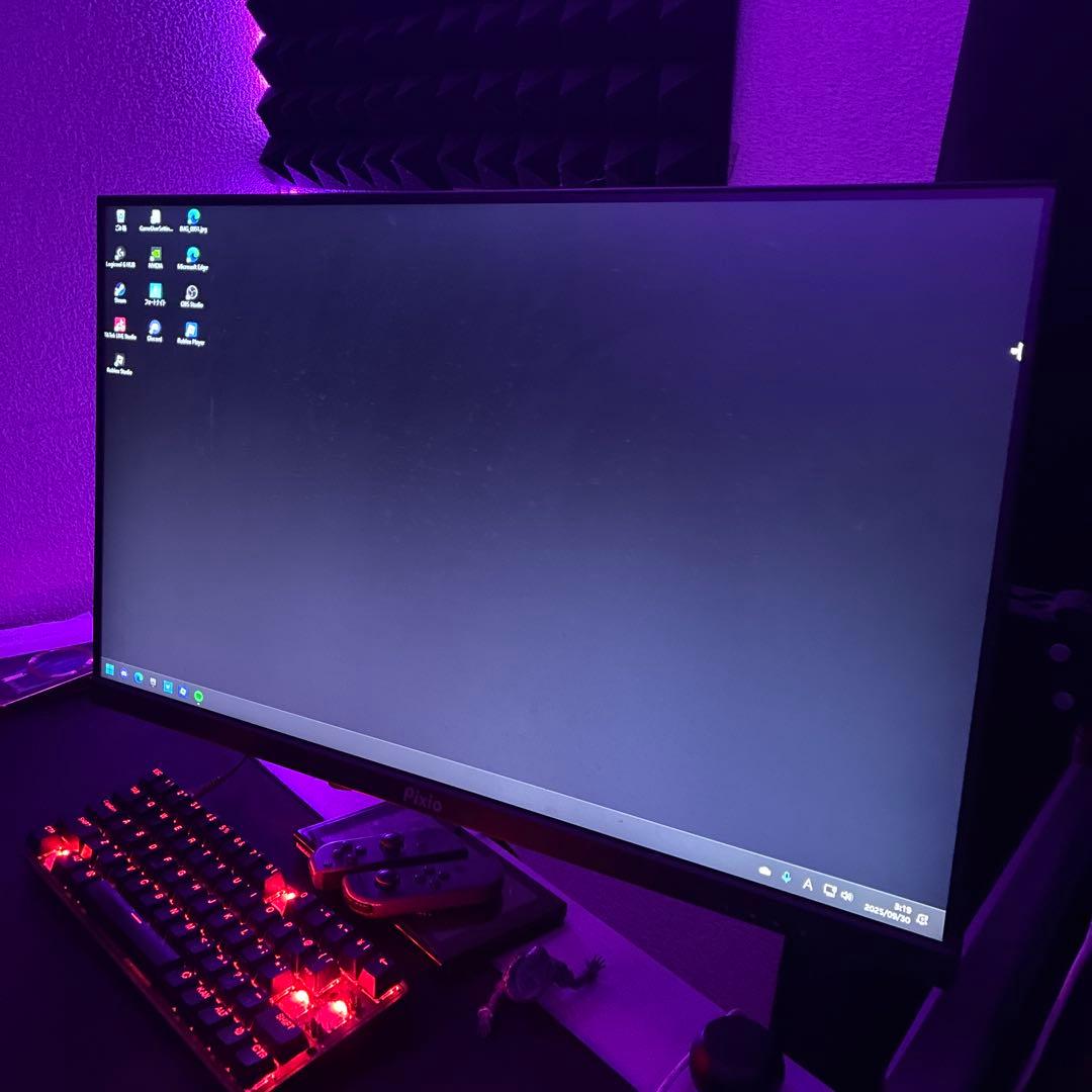 Pixio 280hz ゲーミングモニター×モニターアーム付き