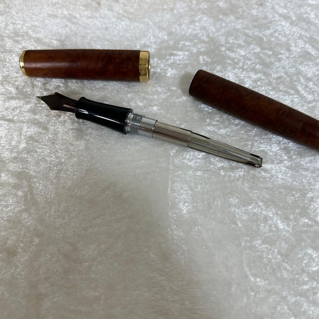 Platinum #3776木製ブラウン万年筆