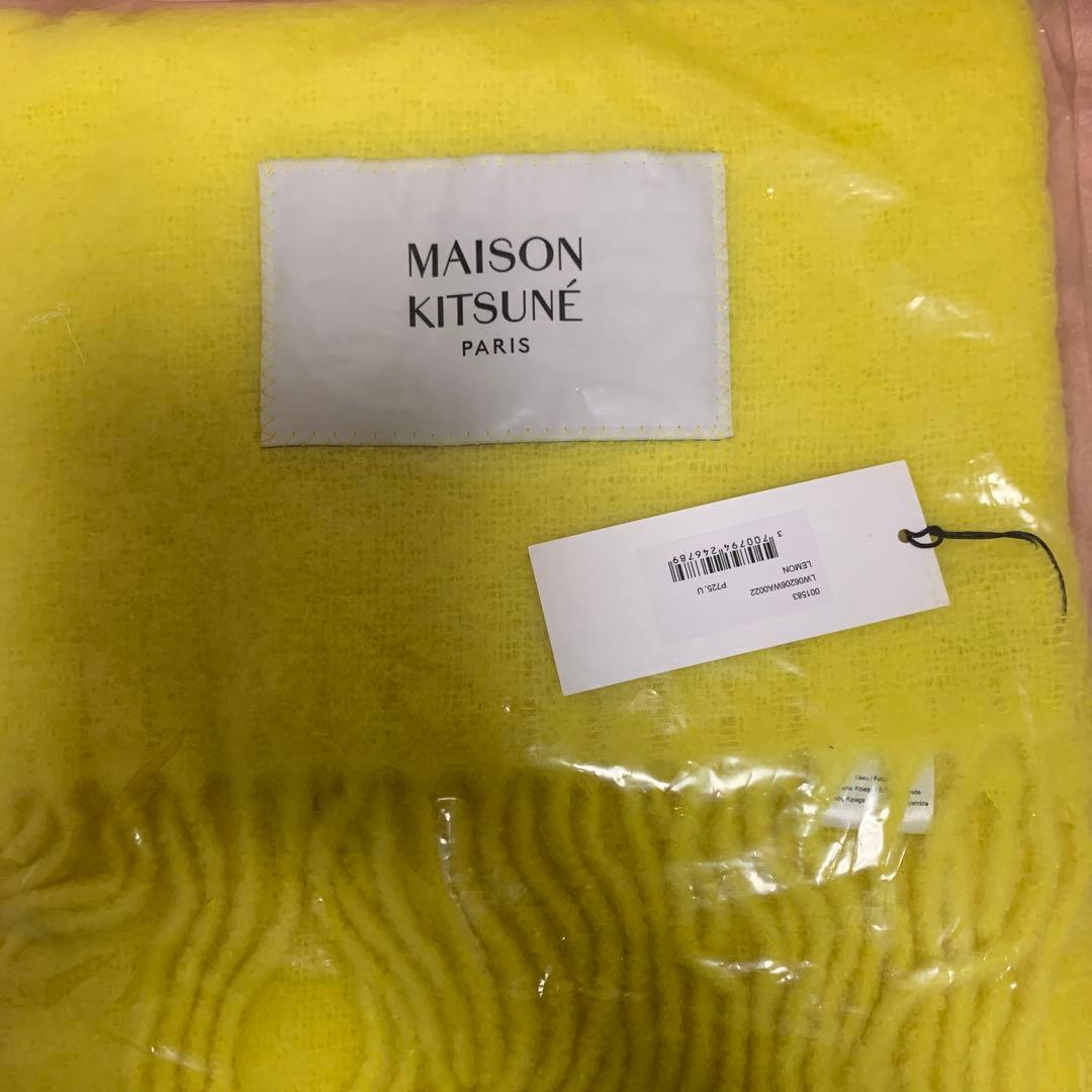メゾン キツネ MAISON KITSUNE ストール　マフラー