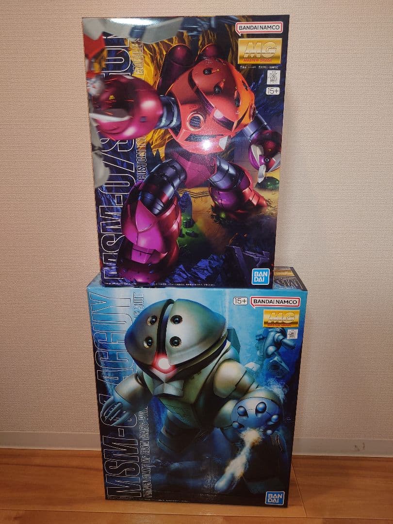 MG シャア専用ズゴック、アッガイ