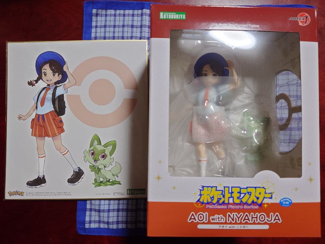 ARTFX J アオイ with ニャオハ 1/8スケール 未開封【色紙つき】