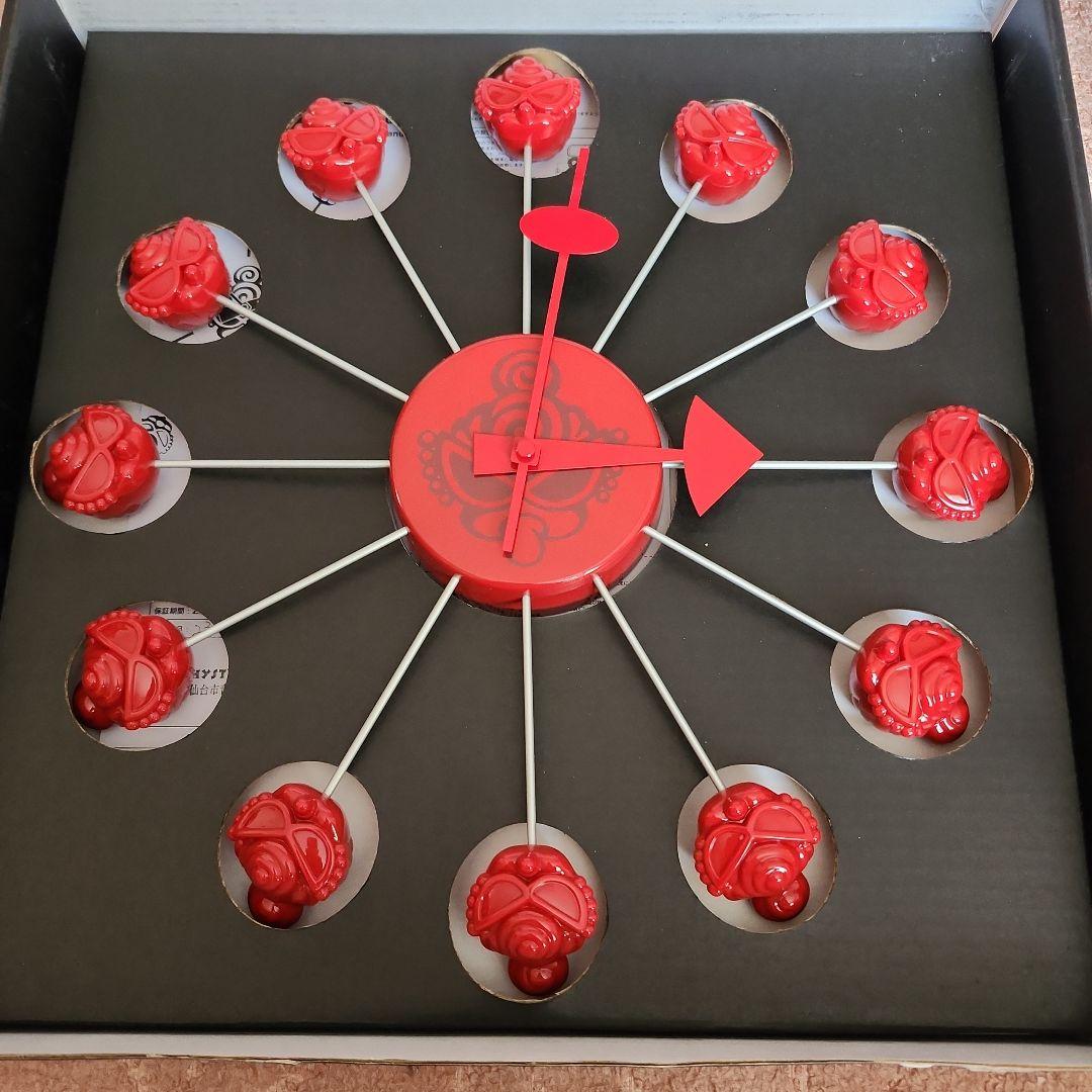 HYSTERIC MINI 壁掛け時計　赤