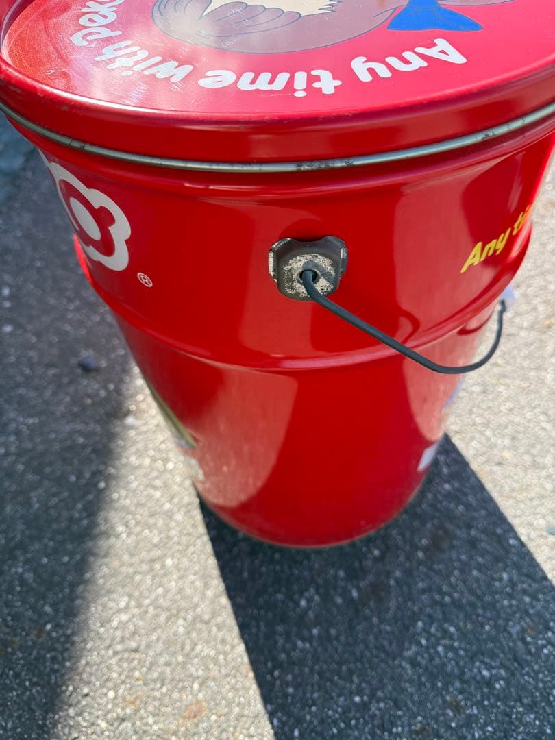 不二家ペコちゃんスツール(スチール)缶 2個まとめ売り