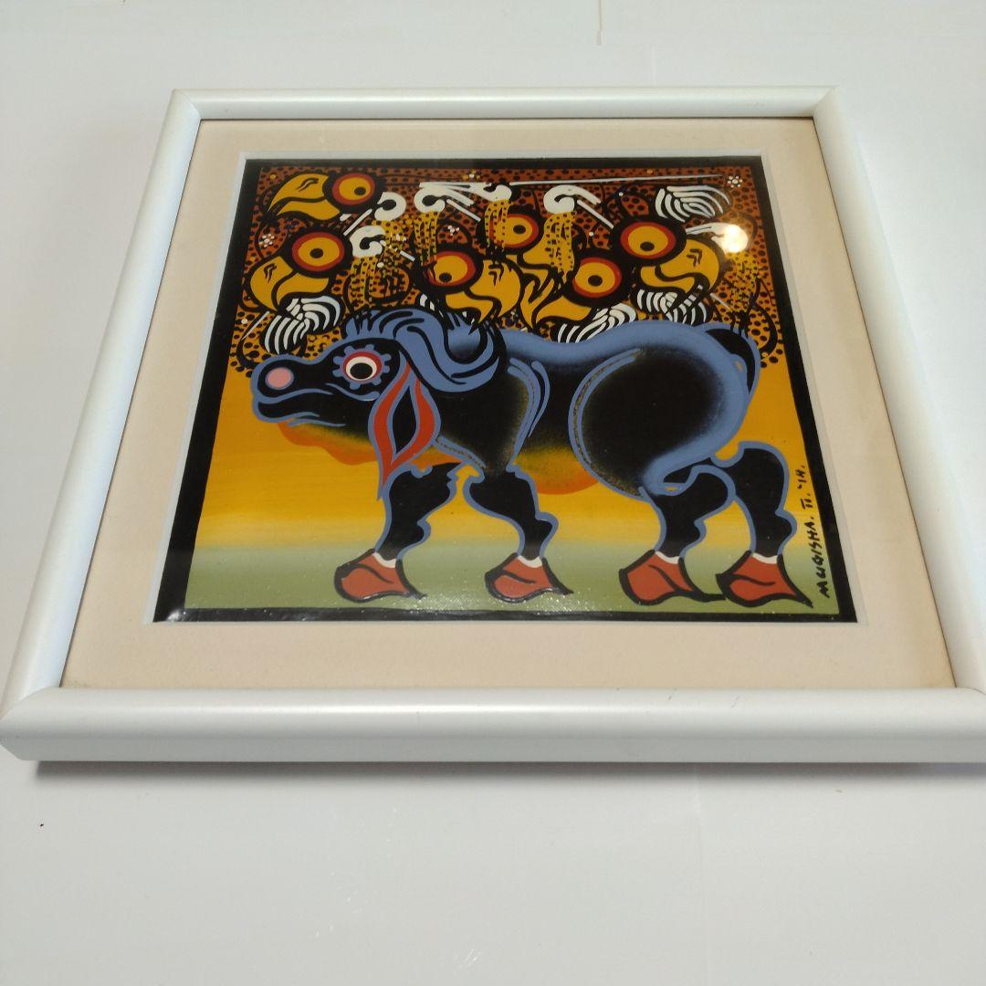 ティンガティンガ アート 絵画 額縁付