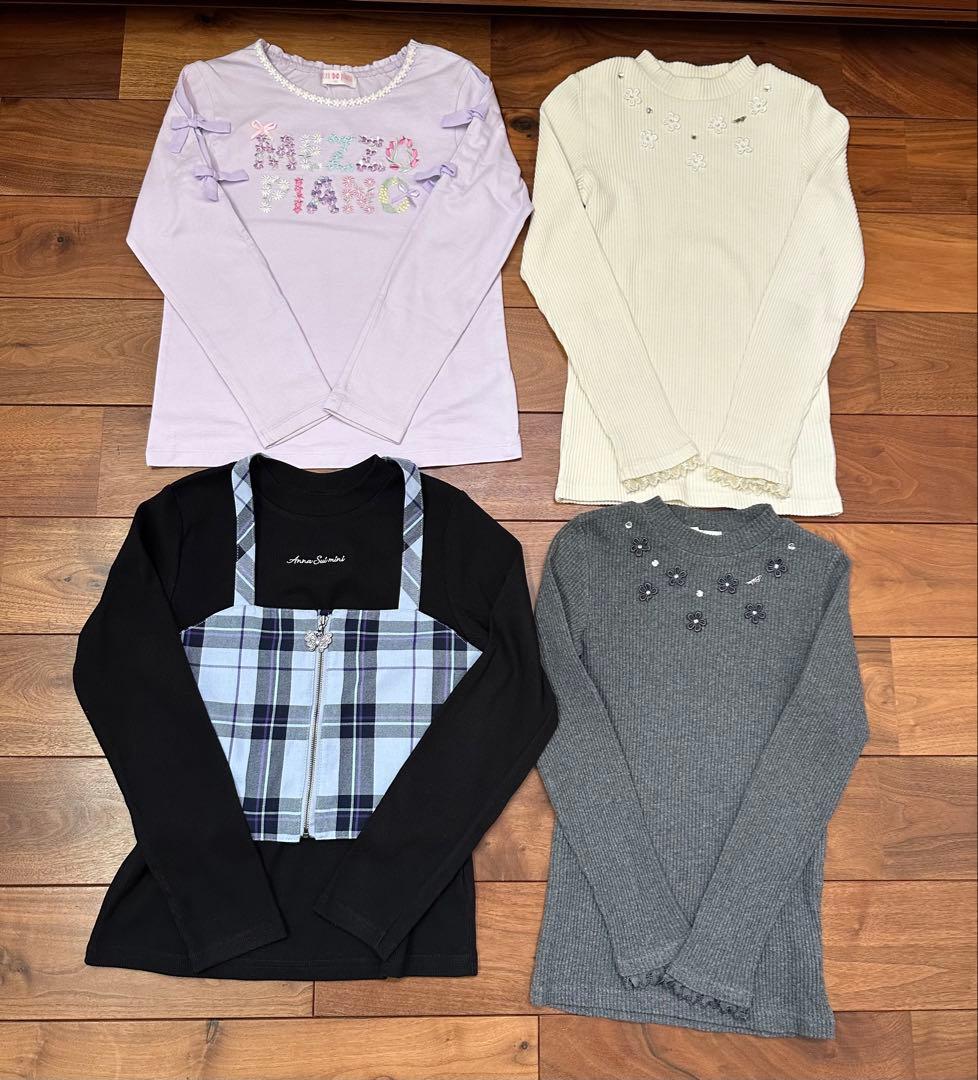 子供服15点セット(ポロ.メゾピアノ.アナスイミニ.ユニクロ)130-140㎝