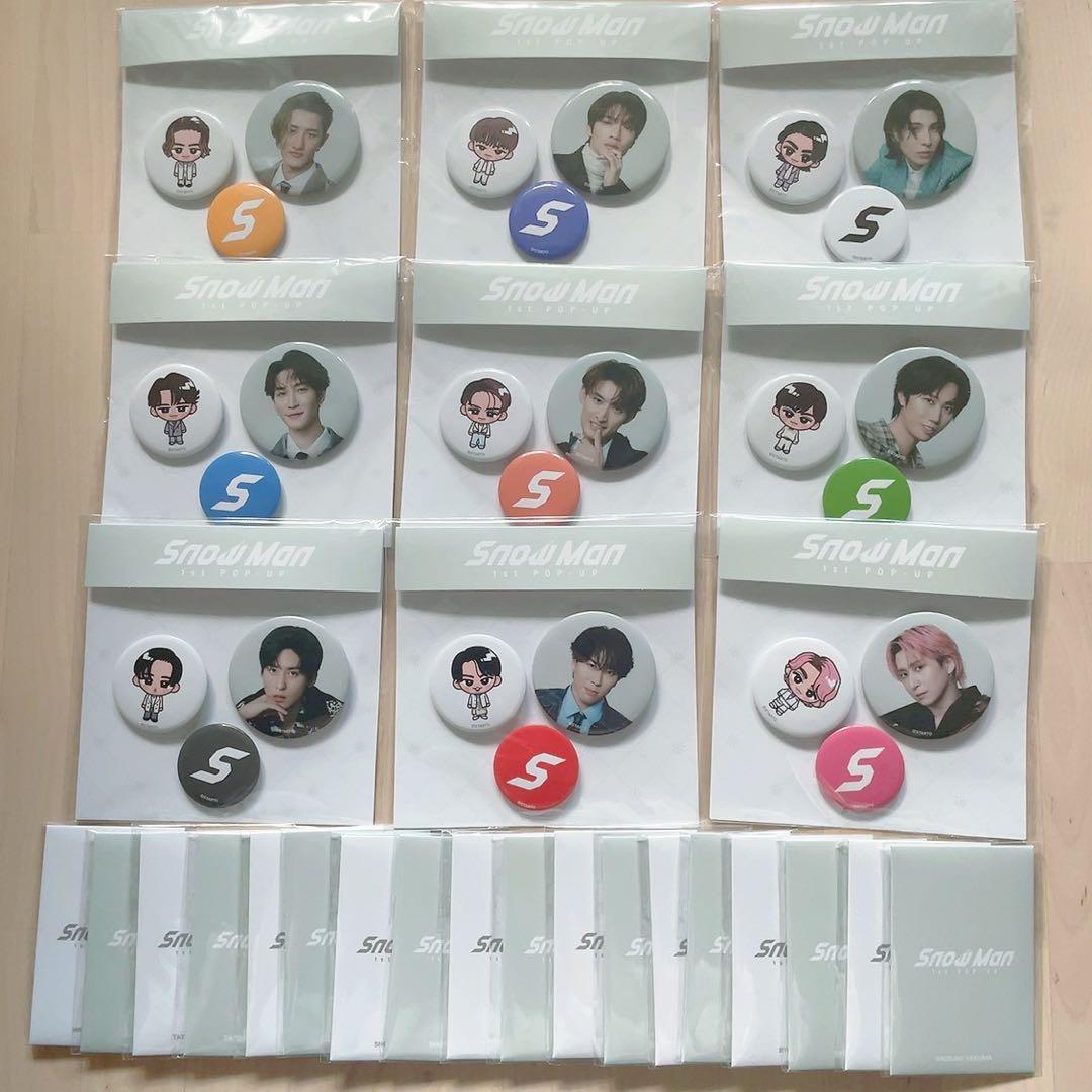  Man 1stPOP-UP 缶バッチ フォトカードA・Bコンプセット