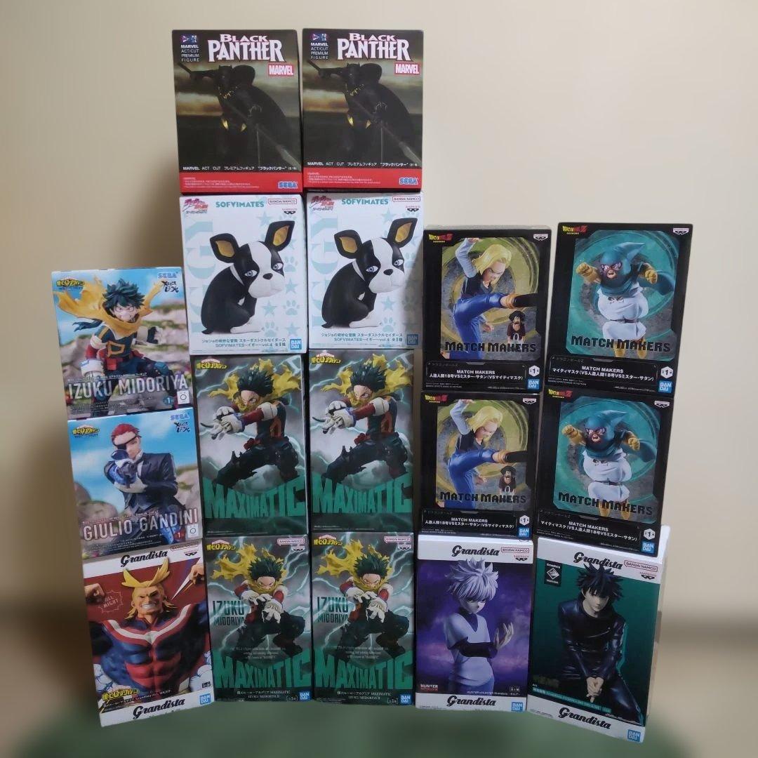 最新プライズフィギュア ヒロアカ 呪術 キルア イギー 人造人間 オールマイト