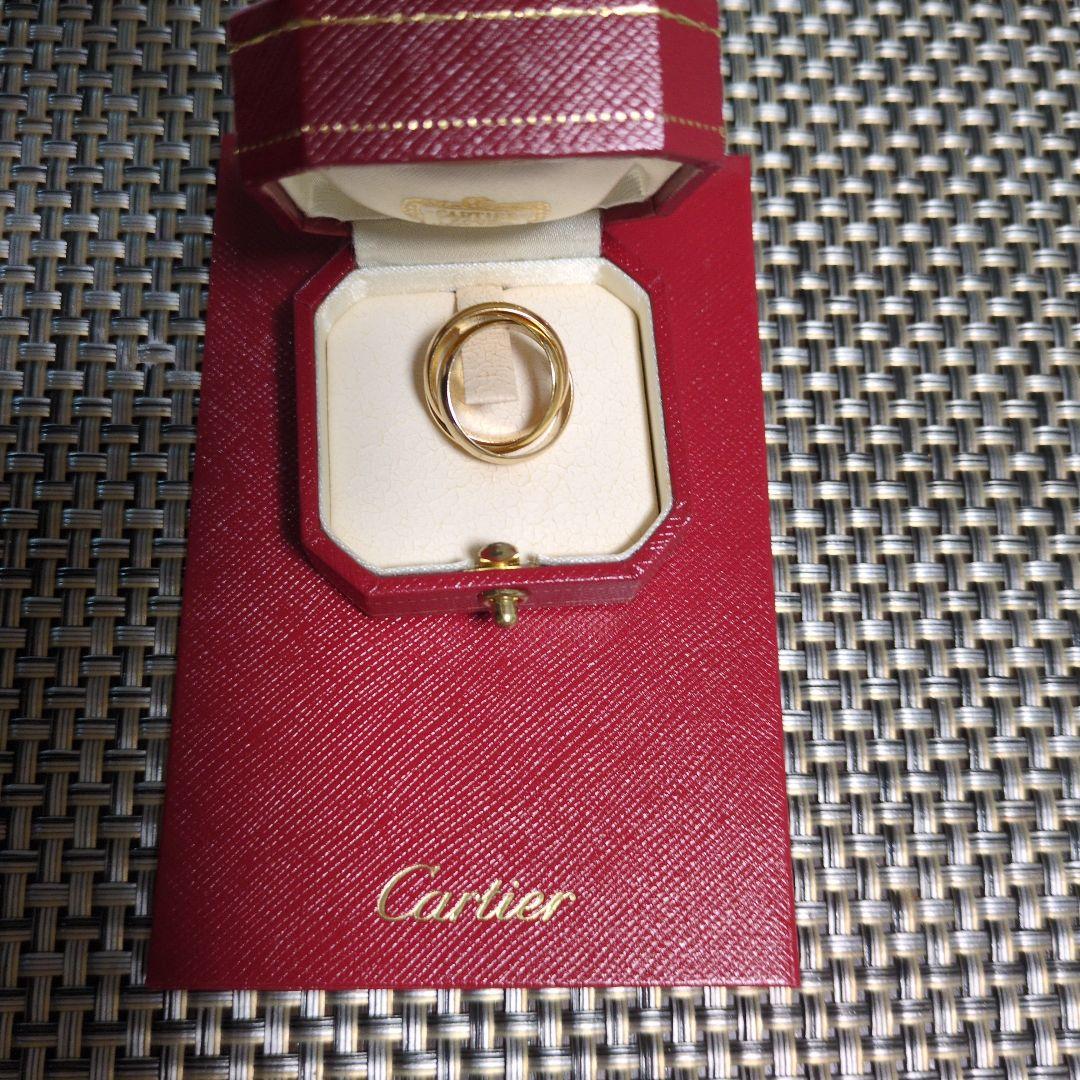 大丸正規店購入　Cartier ゴールド 3連リング　　　　　 48