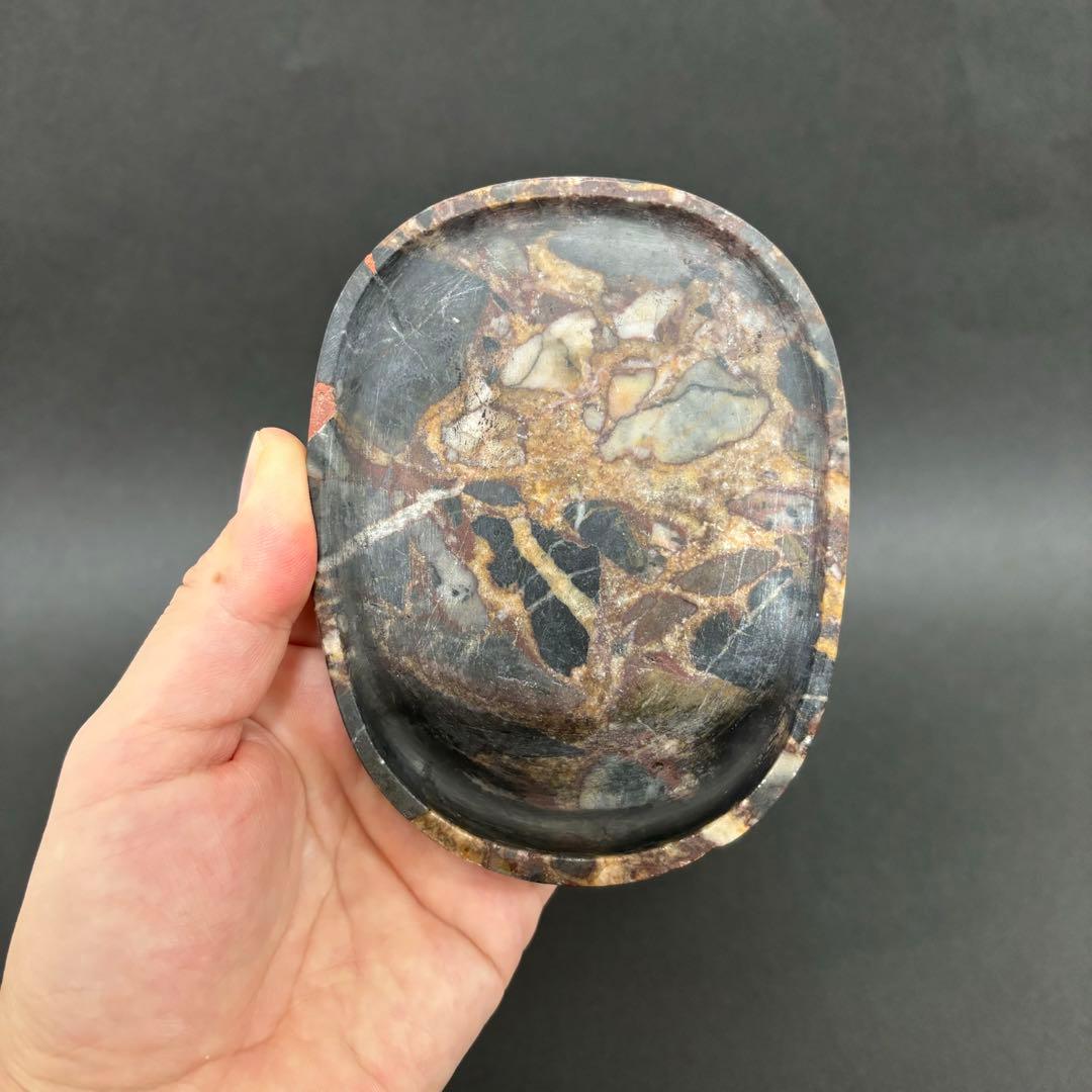 【希少】硯 すずり 天然石 礫岩 花石