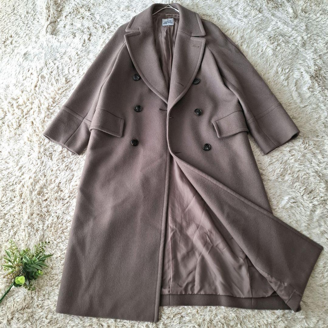 ビューティーアンドユース ハミルトンラムウール チェスターコート ロング M