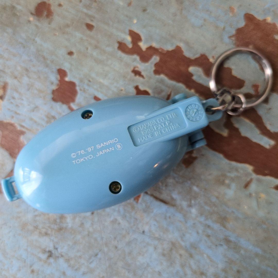 ハローキティ　ポケットクリッター　レア　水色　ライトブルー　平成レトロ