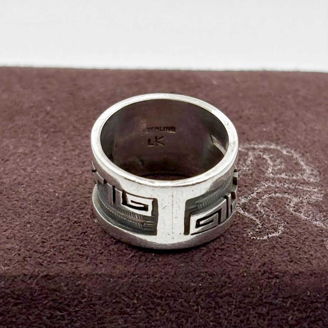 ホピ族 ルシオンバ マンインザメイズ リング 9号 希少