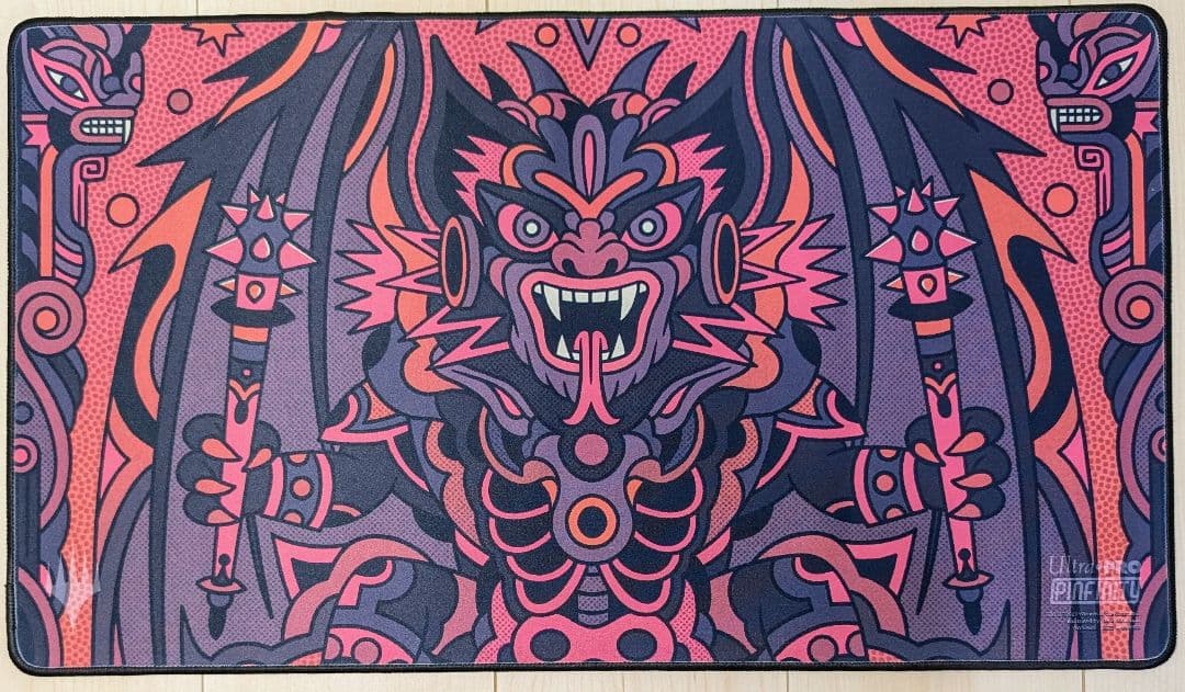 【未使用】アクロゾズの放血者　ボーダーレスイラスト　世界100枚限定プレイマット