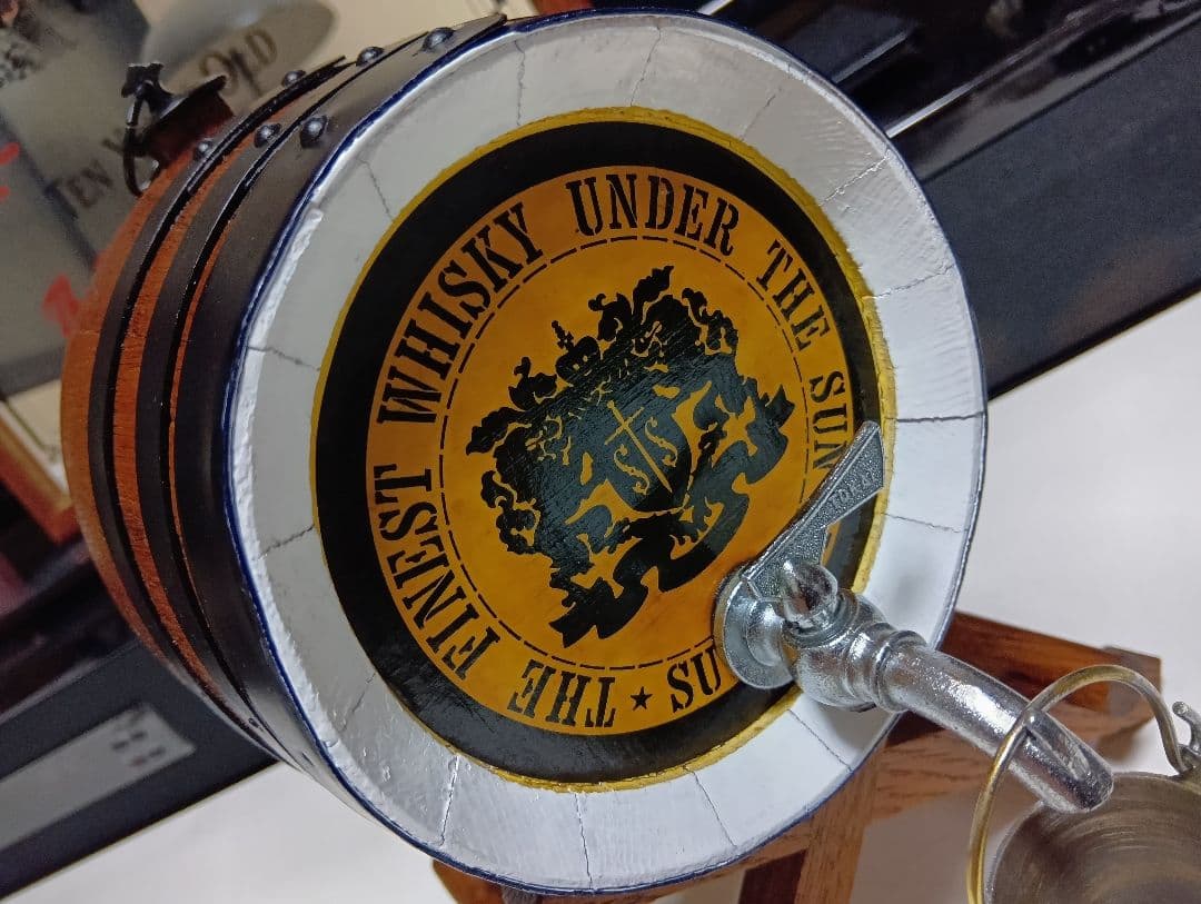 1970's　非売品　サントリー　山﨑蒸留所　初号樽型　店頭備品