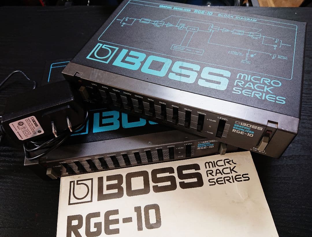2個 BOSS ボス RGE-10 グラフィック イコライザー PSA-100S