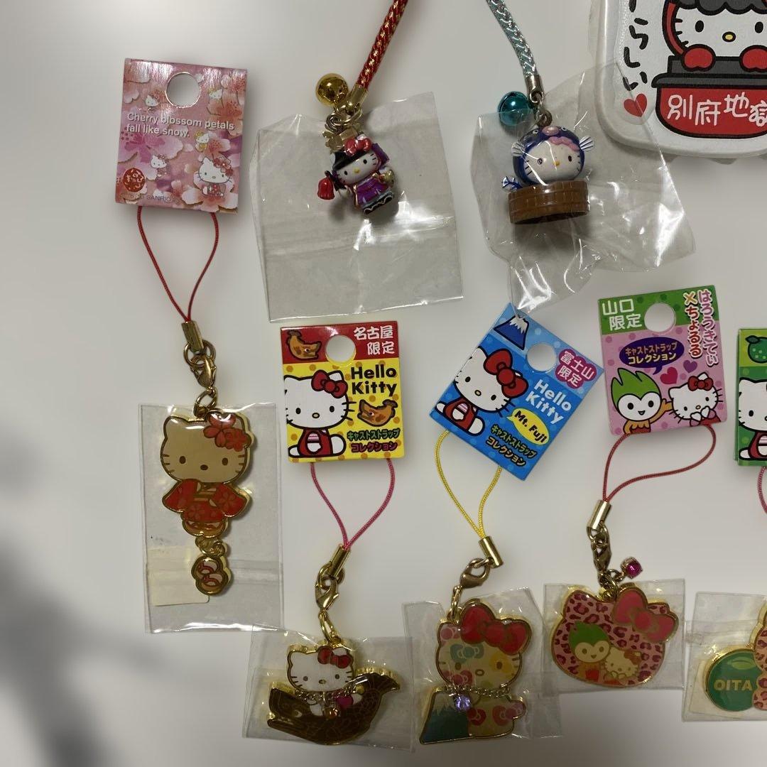ハローキティ ご当地　ストラップ　ペンセット
