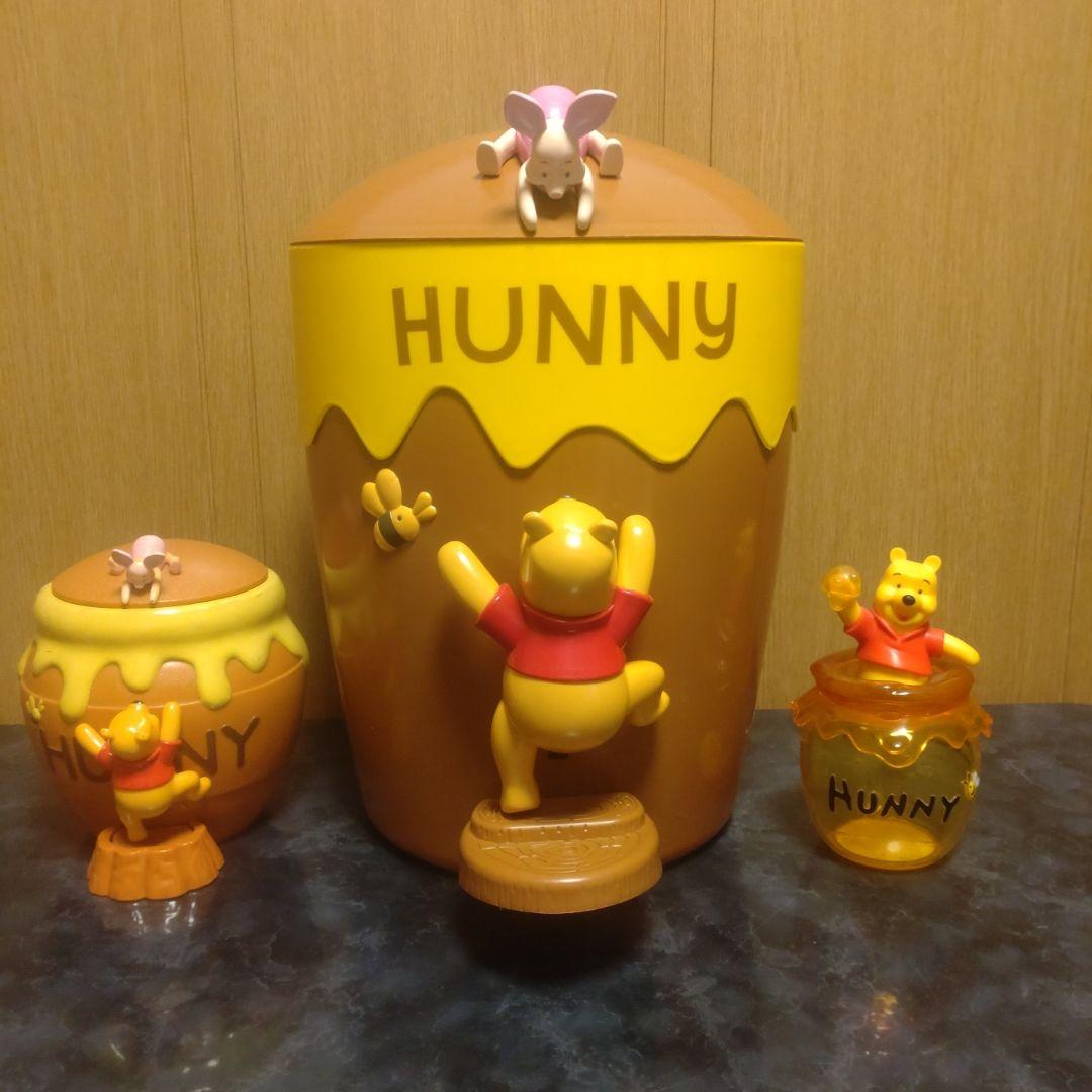 くまのプーさん　特大踏み式ごみ箱、小物入れ　【追加あり】