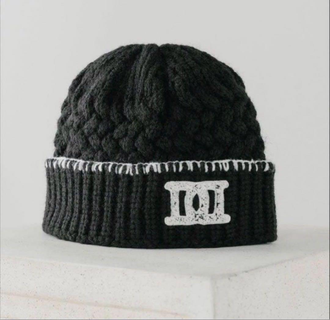 Darich ダーリッチ DDロゴバスケットニットビーニー ブラック