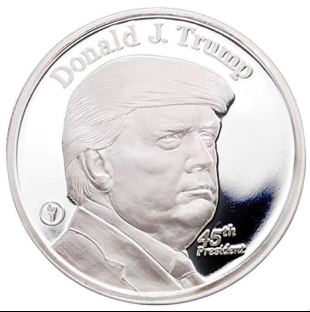 【5セット販売】新品　1 トロイ・オズ .999 純銀メダル ドナルド・トランプ