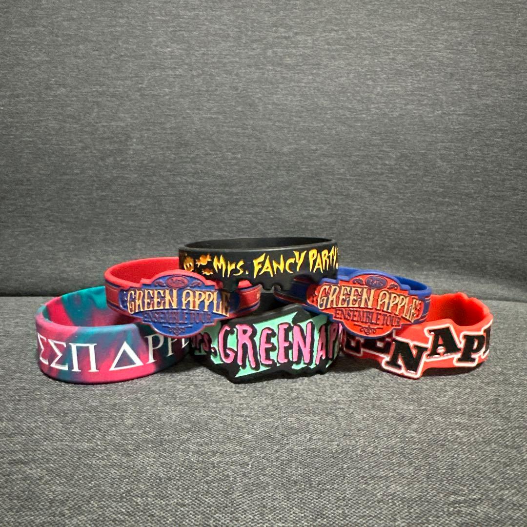 Mrs. GREEN APPLE ラバーバンド 6本セット バラ売り不可