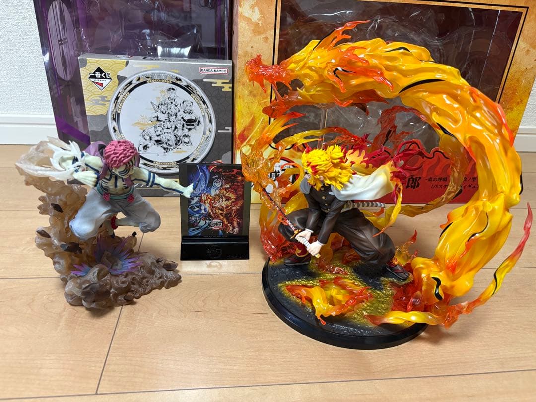 鬼滅の刃 煉獄杏寿郎 胡蝶しのぶ 栗花落カナヲ 猗窩座 宇髄天元 フィギュア