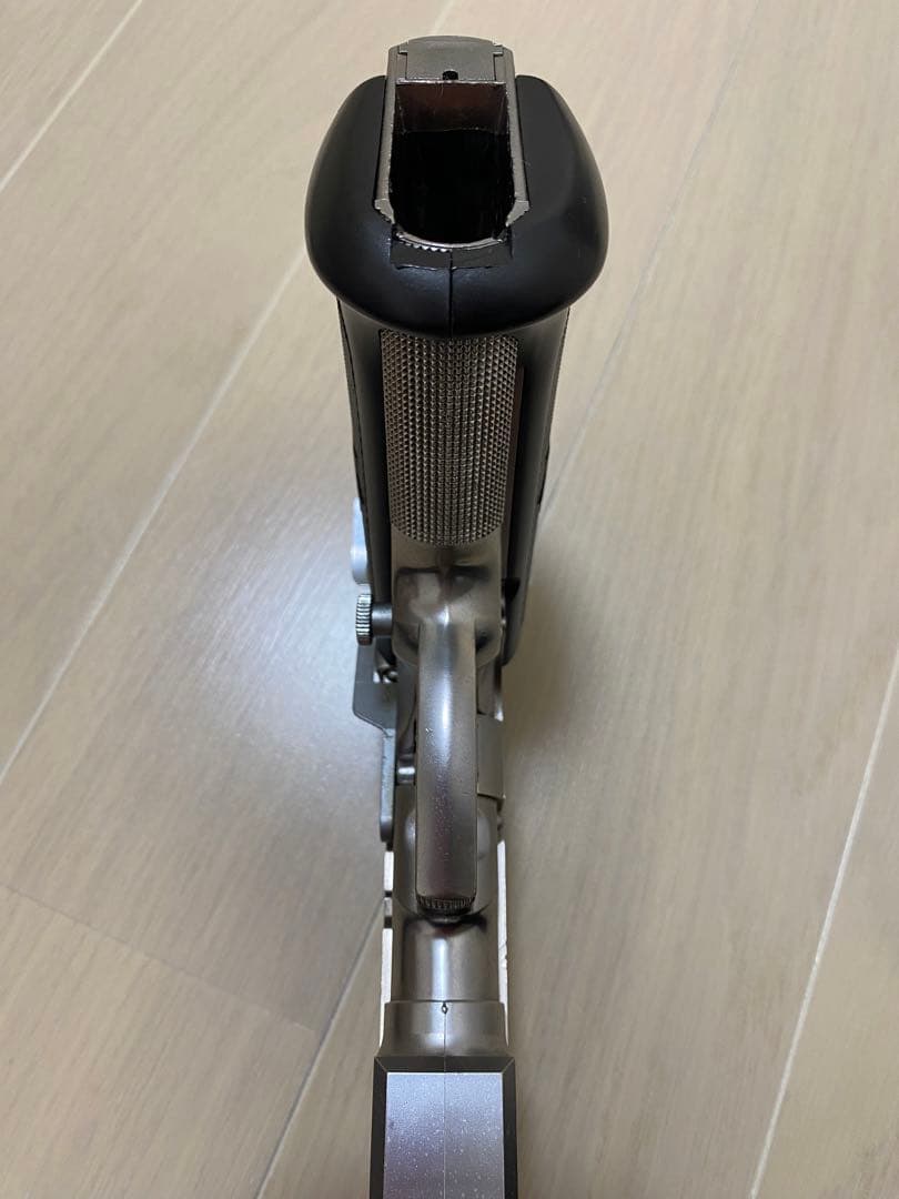 WA 製 コルト コンバットコマンダー シルバーモデル 固定スライド ジャンク品