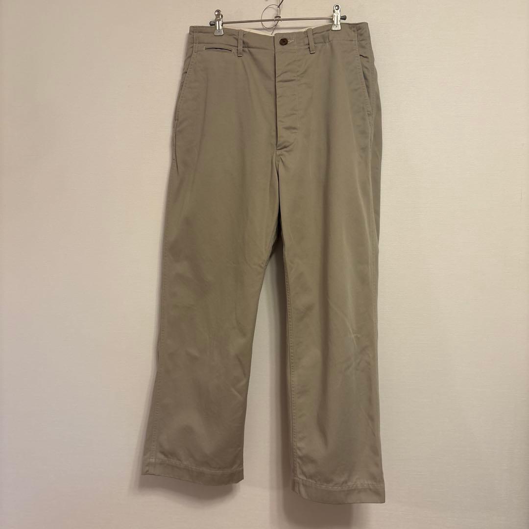 NICENESS MALDOON チノパンツ Sサイズ ベージュ