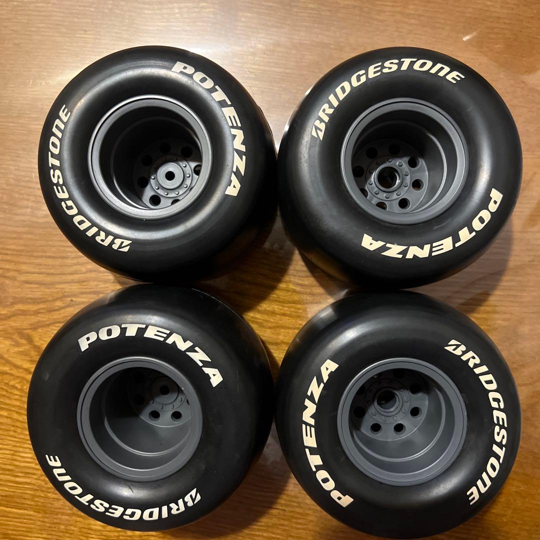 ★R31HOUSE スリックタイヤ wr-02 ホイール付 ブリヂストン 美品