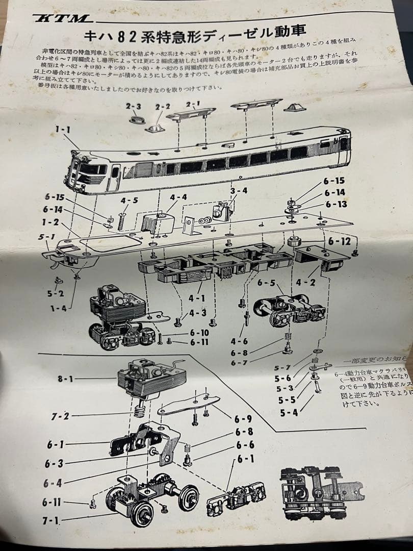 カツミ模型店 キハ82系特急形ディーゼル動車