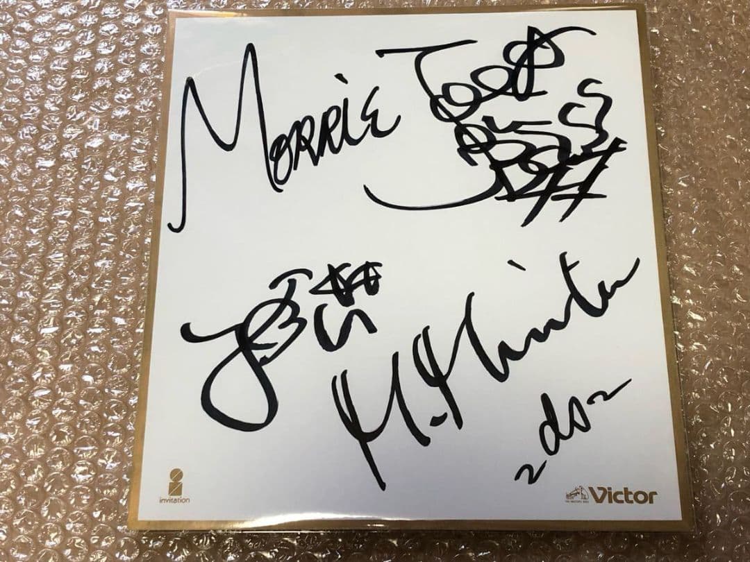 DEAD END 直筆サイン色紙 (ジャパメタ