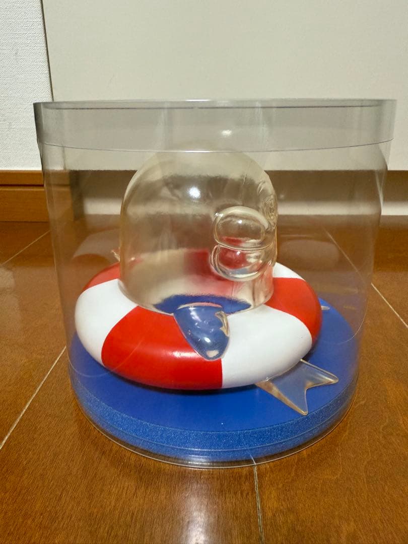 イルカのイルカくん　ソフビ　フィギュア　スケルトン