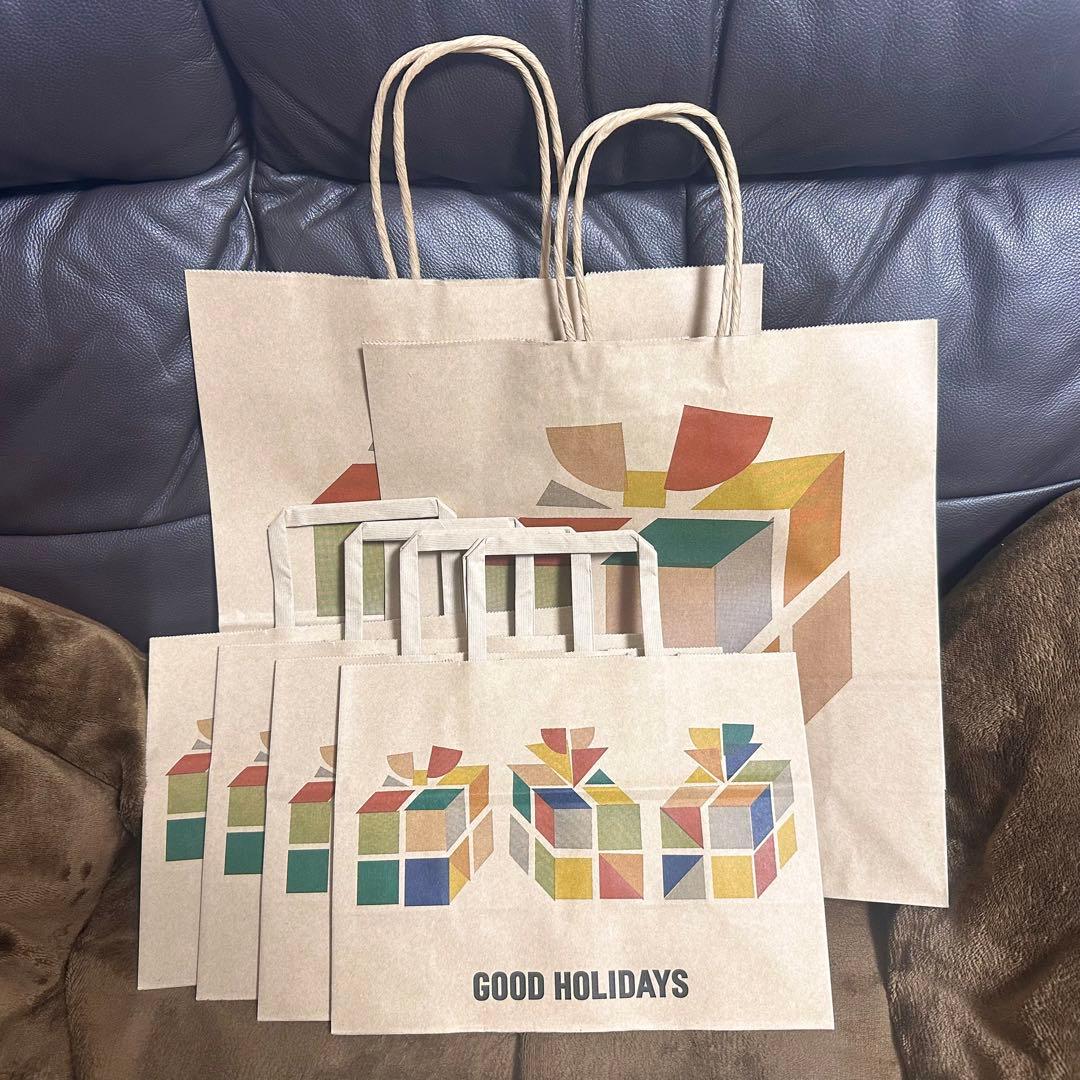 無印良品　X'masショップ袋　クリスマス限定　紙袋　ショッパー