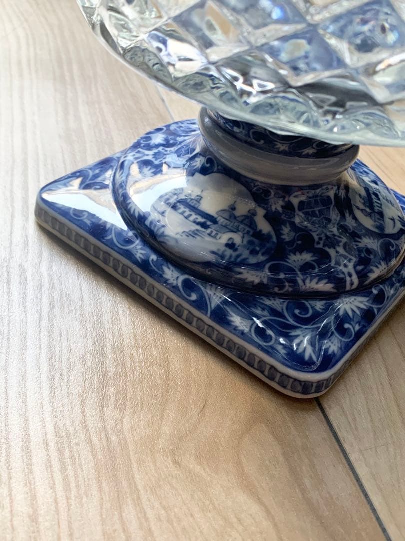 有田焼　龍峰窯　ガラスコンポート 民藝　民芸　工芸品