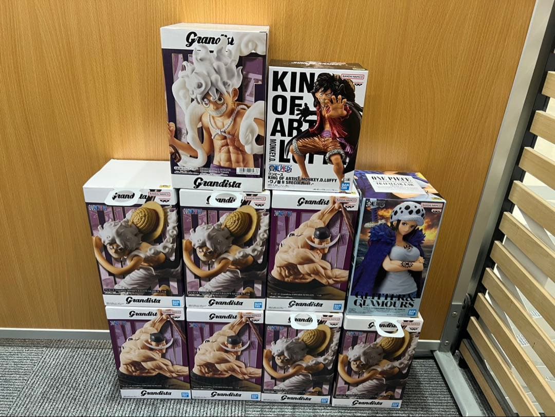 未開封 ワンピース フィギュア まとめ ルフィ　ニカ　白ひげ ロー
