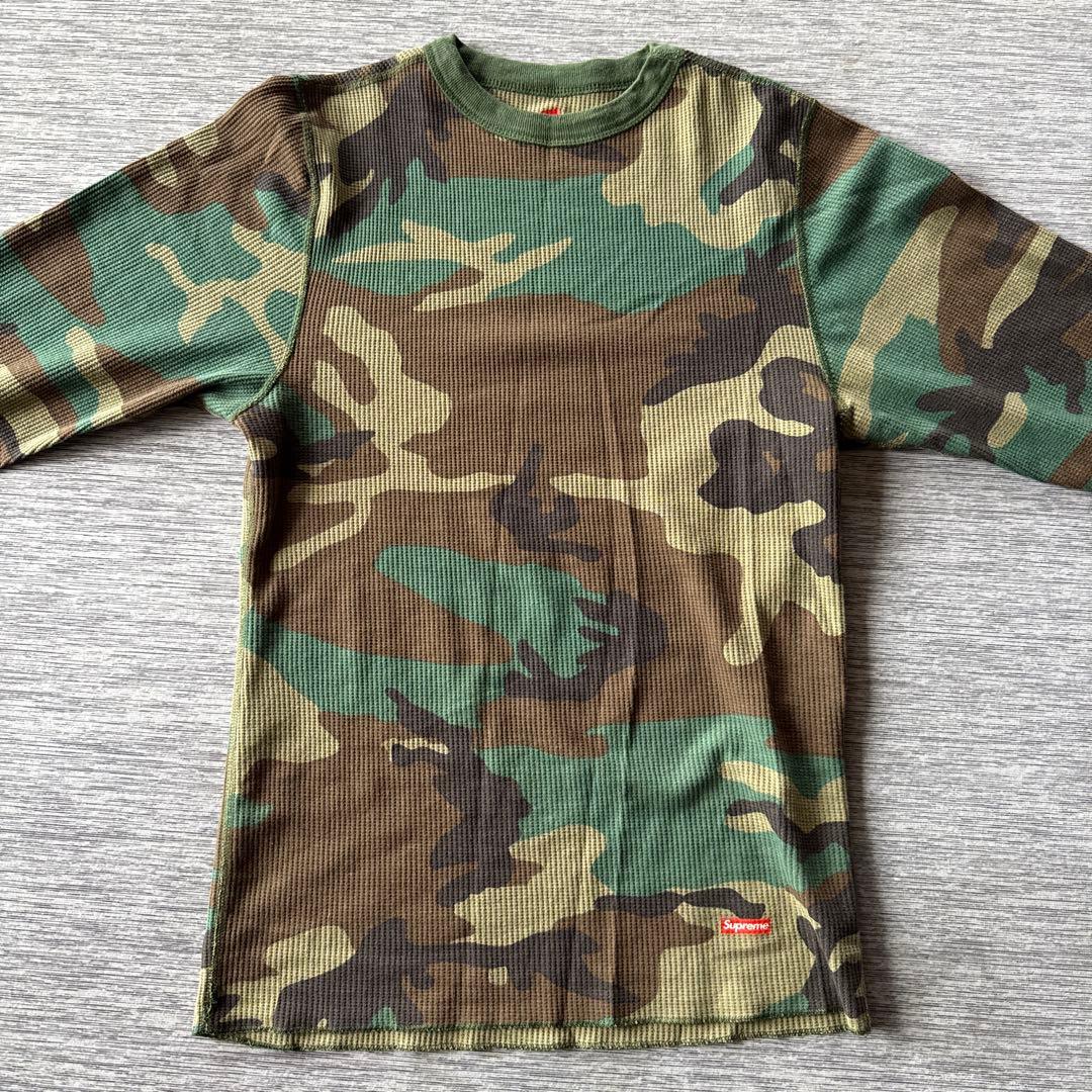 Supreme Hanes camo thermal 迷彩　サーマル