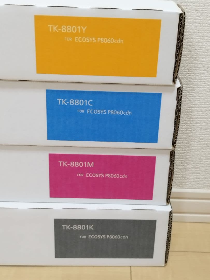 No3【新品未開封】TK-8801 京セラ純正トナー YMCK