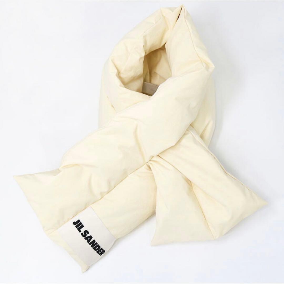 小物 JIL SANDER DOWN SCARF 01 DUNE